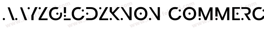 AaYZGLCDZKNon CommercialUse字体转换